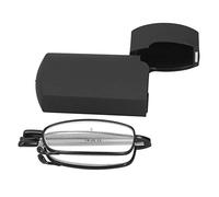 Gafas de lectura plegables con bloqueo de luz azul, gafas presbiópicas para lectura de personas mayores, gafas ligeras que reducen la fatiga visual, gafas unisex plegables compactas para lectura(250)