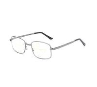 Gafas de Lectura Plegables,Gafas de Lectura Anti-luz Azul,HD Ultraligero,inteligente Ajusta Automáticamente el Grado,Doble Propósito Cercano Y Lejano,Dioptría (+4.00,Gray)
