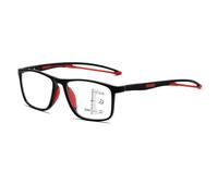 Gafas de Lectura Progresivas Multienfoque para Hombres y Mujeres, Ultraligeras TR Deportivas con Anti Luz Azul Lectores de Computadora (Color : Rouge, Size : 2.0x)