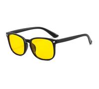 Gafas de lectura retro con bloqueo de luz azul, gafas de ordenador con montura cuadrada y lentes anti-UV sin receta para mujeres y hombres