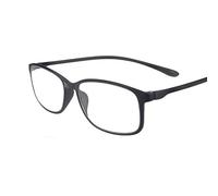 Gafas de Lectura Super Ligero Moda,Gafas de Lectura Anti Luz Azul,Gafas de Lectura para Unisex,Anti Fatiga Visual,Ligeras Y Cómodas,Protección Contra La Radiación,Dioptrías (+3.50,Black)