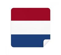 Gafas de limpieza con diseño de bandera nacional de los Países Bajos de Europa, gamuza de gamuza limpiadora de pantalla de gamuza, 2 unidades