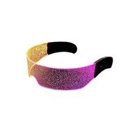 Gafas de Luz LED de Colores Brillantes y Luminosas, con Luces de Neón Intermitentes, Ideales para Fiestas de DJ en Discotecas y Bailes.