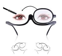 Gafas De Maquillaje Con Ojo De Aumento, Gafas De Maquillaje Giratorias De Lente Única Herramienta Esencial De Maquillaje Gafas Para Maquillarse Los Ojos Gafas Lectura Maquillaje Para Niñas Y Mujeres