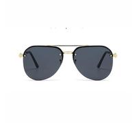 Gafas de medio marco, estilo sapo, marco grande, protección solar, hacen que la cara se vea más pequeña, a la moda, doble aro, adecuadas tanto para hombres como para mujeres, adecuadas para conducir