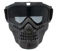Gafas de motocicleta para adultos, gafas de esquí, motocross, hombres, calavera, a prueba de rostro, motocross