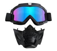 Gafas De Motocicleta - Vidrio Antiempañamiento, Máscara De Protección Caliente | Tamaño Con Protección contra el Viento Y Polvo, Equipo Motocross Atv Para Hombres Mujeres Jóvenes Jinetes