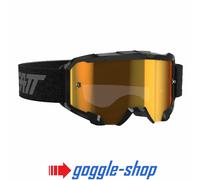 Gafas De Motocross Leatt Velocity 4.5 - Lente Iriz Negra / Bronce