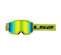 Gafas de motocross LS2 Charger H-V amarillas con plexi de iridio