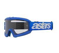 Gafas de motocross para niños Alpinestars Vision Youth Blaze azul con lente transparente
