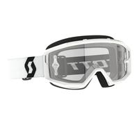 Gafas de motocross SCOTT Primal Clear blanco con plexiglás transparente