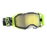 Gafas de motocross SCOTT Prospect 2.0 negro-amarillo fluo con cristal de espejo amarillo