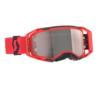 Gafas de motocross SCOTT Prospect 2.0 rojo-negro con plexiglás plateado