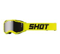 Gafas de motocross Shot Assault 2.0 Solid amarillo fluo con cristal de iridio