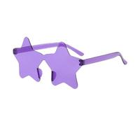 Gafas de mujer genéricas para mujer | Solares sin montura - Gafas de moda para playa, para uso diario, playa, cumpleaños, festivales de música, conciertos, eventos temáticos, morado, Se référer au