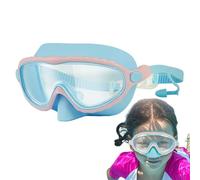 Gafas de nariz - Gafas de natación para niños con cubierta de nariz, diseño antivaho | Cubierta facial ajustable a prueba de fugas, equipo de esnórquel antiasfixia para playa, uso en piscina, máscara