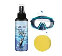 Gafas de natación antivaho en espray - visión clara al nadar | Medios antivaho para gafas de natación y máscaras de buceo | Aplicación rápida y fácil | Protección duradera contra el empañamiento en