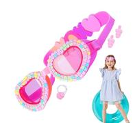 Gafas De Natación - Equipo De Natación Anti -fog | Gâfas De Visión Anchas Con Clips De Nariz - Tapones Para Los Oídos | Gafas De Protección UV Para Niños, Niñas
