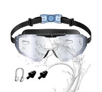 Gafas De Natación | Equipo de visión amplia con pinza nasal y tapones para los oídos - Gafas De Natación Para Adultos - para vacaciones estivales viajes al aire libre buceo snorkel playa piscina depor