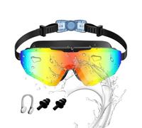 Gafas de natación | Equipo de visión Amplia con Pinza Nasal y Tapones para los oídos,Gafas de Piscina - para Vacaciones estivales Viajes al Aire Libre Buceo Snorkel Playa Piscina Deportes