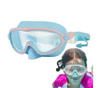 Gafas de natación genéricas con protector nasal | Antiniebla e impermeable para piscina | Ajustables irrompibles con orejeras para piscina | 4-15 años niño niña adolescente lago río mar playa buceo