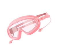 Gafas de natación impermeables antivaho de silicona con protección UV, diseño a prueba de fugas con tapones para los oídos, cómodas gafas de sol para piscina