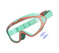 Gafas de natación para,Gafas antiniebla con tapones para los oídos impermeables para piscina, gafas de protección UV para niños y niñas de 2 a 16 años deportes acuáticos y lecciones de natación