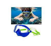 Gafas de natación para niños con cubierta de nariz, gafas de piscina, máscara de buceo de visión amplia, sin fugas, antivaho, protección UV, para niños y niñas de 3 a 14 años