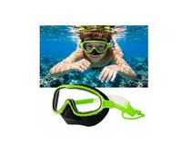 Gafas de natación para niños con cubierta de nariz, gafas de piscina, máscara de buceo de visión amplia, sin fugas, antivaho, protección UV, para niños y niñas de 3 a 14 años