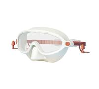 Gafas de natación para niños con cubierta nasal, gran angular de 180 grados, gafas para jóvenes, sin nudos, a prueba de fugas, gafas de natación con cubierta nasal, para lagos, piscina, esnórquel