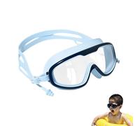 Gafas de natación para niños - Correa ajustable con lente PC 18 x 6 x 5 cm 7,09 x 2,36 x 1,97 pulgadas | Gafas de piscina anti-UV y sin fugas, diseño sin puente en la nariz para niños y niñas |