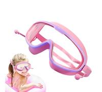 Gafas de natación para niños, gafas de natación para niños, equipo de seguridad ajustable, antivaho, HD, impermeable, características para buceo, competición, carreras, piscina, playa, esnórquel