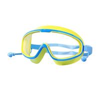 Gafas de natación para niños, gafas de natación para niños, visión clara HD antivaho, protección ocular ajustable impermeable, silicona de policarbonato, para buceo, competición, piscina, playa