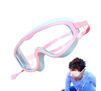 Gafas de natación para niños: gafas de piscina anti UV, gafas-antivaho a prueba de fugas | Equipo de protección para natación juvenil Clear Vision, sello de silicona de ajuste cómodo, equipo de entren