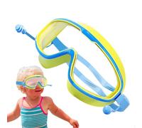 Gafas de natación para niños, lente transparente antivaho HD con sello impermeable y ajuste cómodo, cubierta protectora para los ojos para edades de 6 a 14 años, piscina, playa, lago, esnórquel