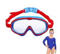 Gafas de natación para niños, lentes de policarbonato antivaho, marco de silicona , protección UV, gafas de buceo para niños, jóvenes, entrenamiento en piscina, banda elástica ajustable, ajuste