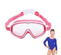 Gafas de natación para niños, lentes de policarbonato antivaho, marco de silicona , protección UV, gafas de buceo para niños, jóvenes, entrenamiento en piscina, banda elástica ajustable, ajuste