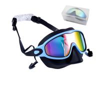 Gafas de natación para niños - Wide View Anti--Fog Gear With Nose Cover And Earplugs | Anti-UV Kid Goggles For Swimming | Protective Eyewear For Beach Snorkeling Diving Age 3-14 Boys Girls Pool And