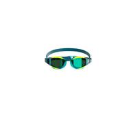 Speedo Fastskin Hyper Elite Mirror Gafas de natación para Unisex Adulto, Hyper Yellow/Steel/Emerald Mirror, One Size