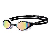 Gafas de natación unisex Arena Python Mirror para entrenamiento y competición (con espejo, protección UV, revestimiento antivaho), Revo-White (54) (54), talla única