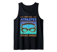 Gafas de natación Vintage No Todos los Atletas Usan Zapatos Camiseta sin Mangas