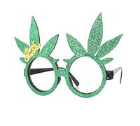Gafas de Navidad y Año Nuevo 2022 Deform Funny Eyewear Maple Leaf/Merry Christmas//2022