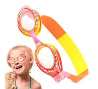Gafas de piscina para, nadadores de natación,Gafas de natación gafas de baño de silicona anti-bubing - Correa ajustable UV Protección Pool Eyeglass, incluye una caja de r