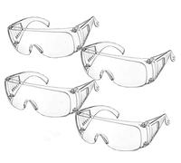 Gafas de Protección,4 PCS Gafas de Seguridad Gafas Protectoras Antivaho Gafas a Prueba de Polvo para Niños Adultos Protección Ocular con Lentes de PC y Más Gruesas para Actividades Aire Libre