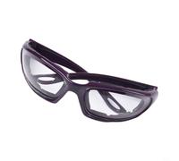 Gafas de protección eficaz para picar cebollas, ajuste cómodo con sello de espuma y función antivaho (púrpura)