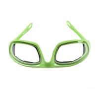 Gafas de protección ocular para corte de cebolla, ajuste cómodo y lente antivaho para una visión clara en la cocina (verde)