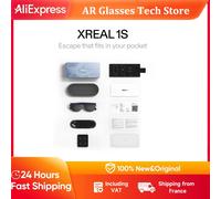 Gafas de Realidad Aumentada XREAL 1S, Gafas AR 3DoF 3D Real Nativo, Chip X1 para iPhone 17/16/15 XREAL 1S