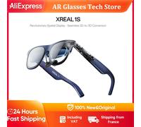 XREAL 1S AR/XR Gafas, Gafa Realidad Aumentada, 500" Pantalla Virtual, Campo Visión 52°, 3DoF Nativos, Real 3D, X1 Chip, Compatibles Dispositivos USB-C DP y iPhone17/16/15, ROG/SteamDeck