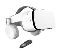 Gafas de realidad virtual 3D, gafas de realidad virtual con auriculares Bluetooth - Gafas de realidad virtual 3D para teléfonos inteligentes iPhone/Samsung, compatibles con iOS/Android para películas