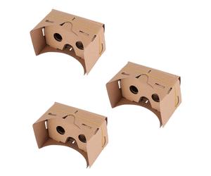 Gafas de realidad virtual 3D VR de 6 pulgadas, tablero duro para cartón, para hacer tú mismo